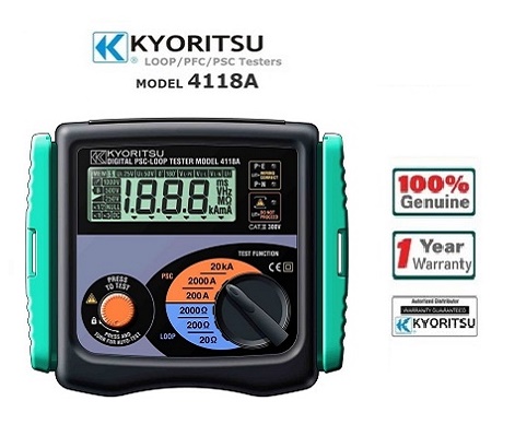 Review máy đo điện trở kháng mạch vòng Kyoritsu 4118A bán chạy