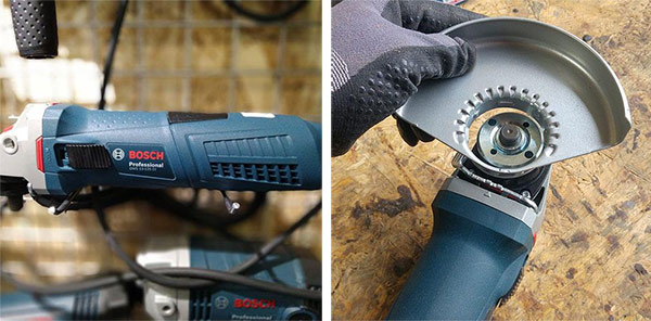 Bosch GWS 13-125 Ci hoạt động ổn định, mô tơ chổi than