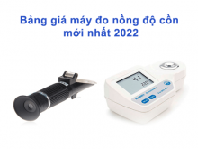 Bảng giá máy đo nồng độ cồn, độ rượu mới nhất 2022