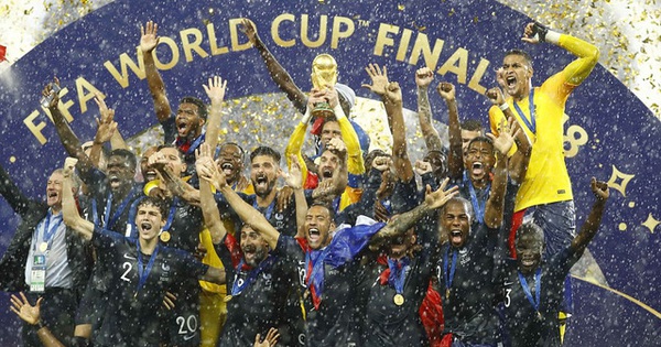 Pháp là đội vô địch World Cup kỳ gần đây nhất
