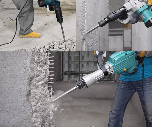 Cách sử dụng máy đục bê tông an toàn, đúng kỹ thuật