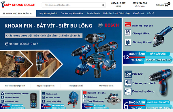 Maykhoanbosch.net là địa chỉ bán máy khoan Bosch chính hãng