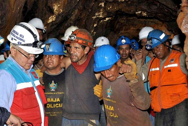 Giải cứu những thợ mỏ tại Ica