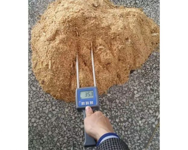 Máy đo độ ẩm TK-100W chỉ thích hợp để đo mùn cưa, bột gỗ, tre