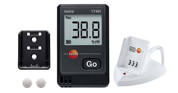 Bộ máy ghi nhiệt độ, độ ẩm Testo 174H