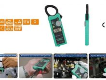Ampe kìm Kyoritsu 2200 với Kyoritsu 2200R đều nhỏ gọn