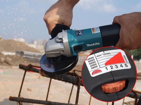 Máy mài cầm tay điều chỉnh tốc độ Makita 9565CVR