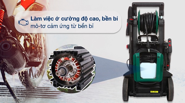 Máy rửa xe gia đình cảm ứng từ