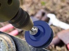 chế máy cắt cỏ từ máy mài cầm tay