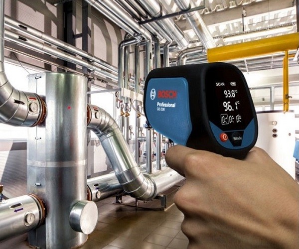 Bosch GIS 500 đo nhiệt độ không tiếp xúc an toàn và tiện lợi