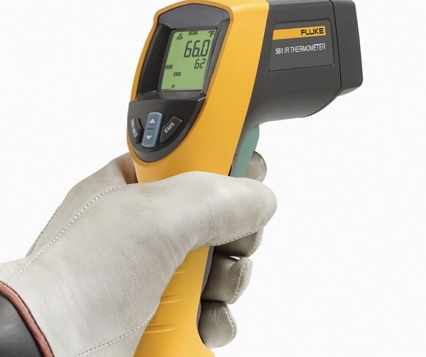 Thiết kế của súng đo nhiệt độ Fluke 561