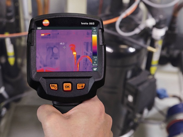 Thiết kế của máy ảnh nhiệt Testo 865