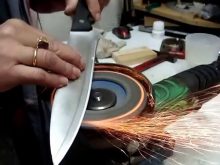 Cách mài dao bằng máy mài cầm tay