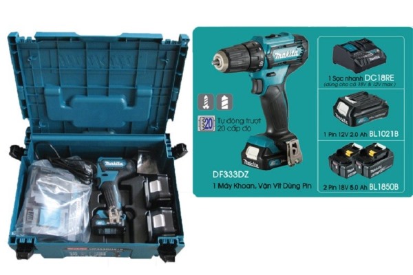 Bộ máy khoan pin Makita DDF453SYE