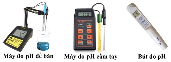 Máy đo pH có 3 loại 