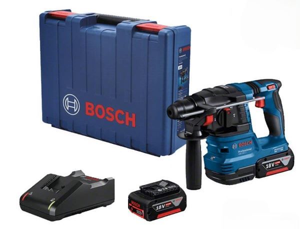 Máy khoan bê tông pin Bosch GBH 185-LI và phụ kiện 