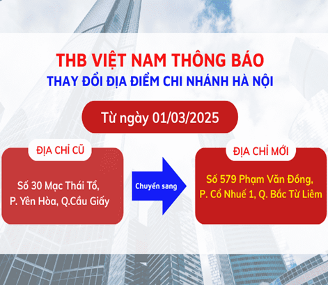 Thông báo chuyển địa điểm văn phòng Công ty