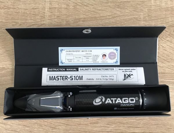 Bộ sản phẩm khúc xạ kế đo độ mặn Atago S10M