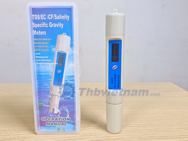 Bộ sản phẩm bút đo độ mặn Total Meter SA287 chính hãng tại THB Việt Nam