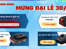 Khuyến mãi Bosch 30/4