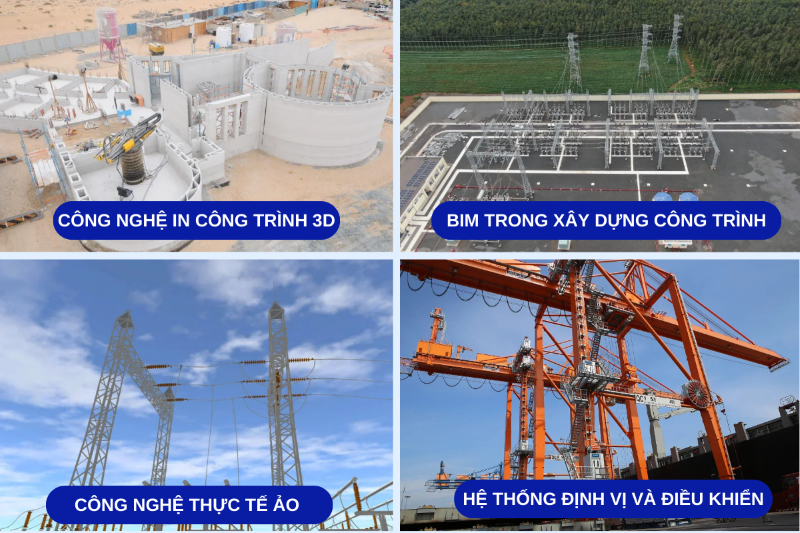Ứng dụng công nghệ trong thi công công trình