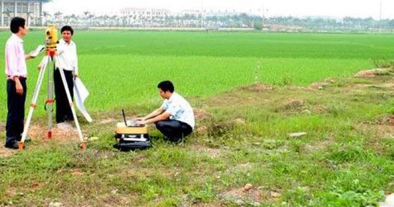 Quá trình đo đạc đất