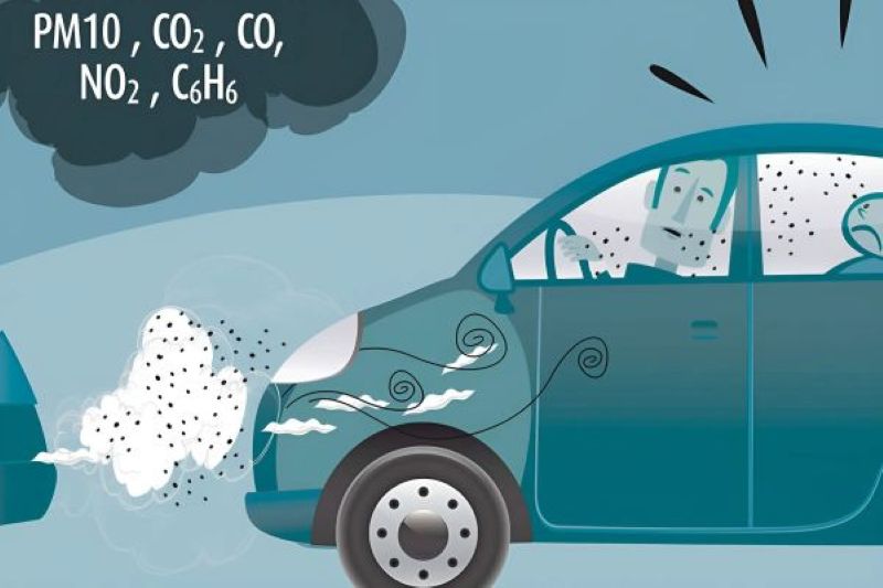 Khí thải CO, HC, PM gây ô nhiễm không khí gia tăng