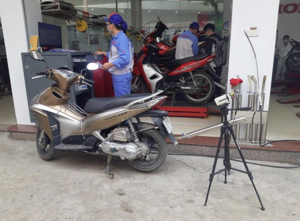 Kiểm định khí thải xe máy